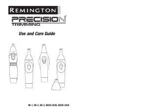 Handleiding Remington NEHD2500 Precision Neushaartrimmer