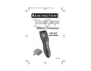 Handleiding Remington BKT1500 Bikinitrimmer