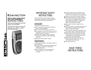 Handleiding Remington TA5570 Scheerapparaat