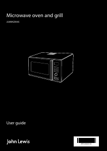 Manual John Lewis JLMWGR005 Microwave
