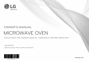 Manual LG MS2383B Microwave