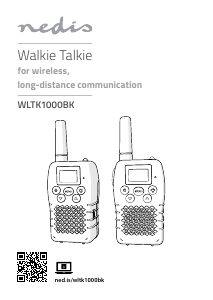 Brugsanvisning Nedis WLTK1000BK Walkie-talkie