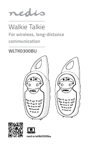 Εγχειρίδιο Nedis WLTK0300BU Walkie-talkie