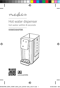 Manual de uso Nedis KAWD300FBK Dispensador de agua
