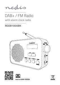 Návod Nedis RDDB1000BK Rádio