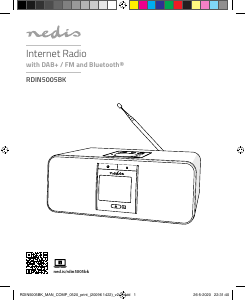 Návod Nedis RDIN5005BK Rádio