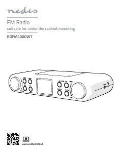 Használati útmutató Nedis RDFM4000WT Rádió