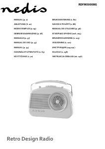 Manuale Nedis RDFM5000BG Radio