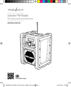 Mode d’emploi Nedis RDFM3100YW Radio
