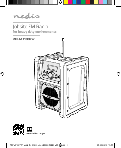 Bruksanvisning Nedis RDFM3100YW Radio