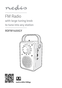 Mode d’emploi Nedis RDFM1400GY Radio