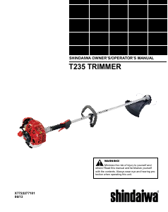 Handleiding Shindaiwa T235 Grastrimmer