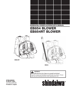 Manual Shindaiwa EB854RT Leaf Blower