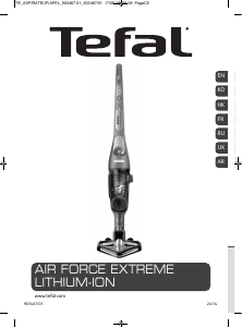 Manual Tefal TY8865KS Air Force Extreme Vacuum Cleaner