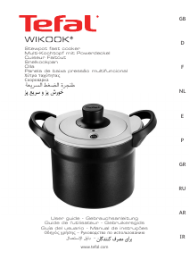 Manual Tefal P6080432 Wikook Pressure Cooker