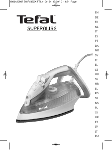 Mode d’emploi Tefal FV3520K0 Supergliss Fer à repasser