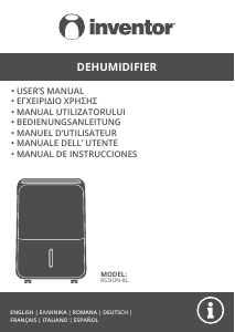 Manual Inventor RS3ION-8L Dezumidificator