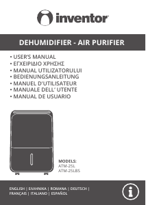 Manuale Inventor ATM-25L Deumidificatore