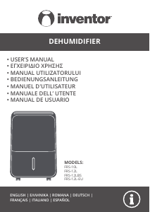 Manual de uso Inventor FRS-12L Deshumidificador