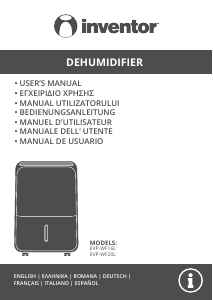 Manuale Inventor EVP-WF20L Deumidificatore