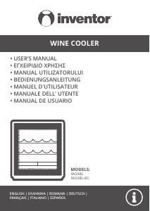 Manual Inventor IW24BL-BS Wine Cabinet