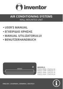 Manual Inventor P9VO32-12 Air Conditioner