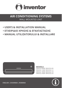 Handleiding Inventor DRVI32-18WF Airconditioner