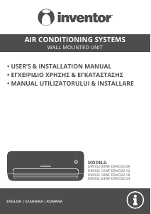 Manual Inventor DRVI32-12WF Air Conditioner