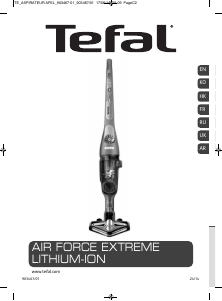 Manual Tefal TY8841KL Air Force Extreme Vacuum Cleaner