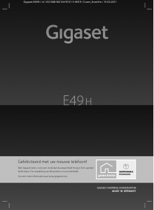 Handleiding Gigaset E49H Draadloze telefoon