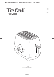 Manual Tefal LT251870 Noveo Toaster