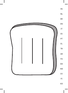 Priručnik Tefal TT2628KR Toster