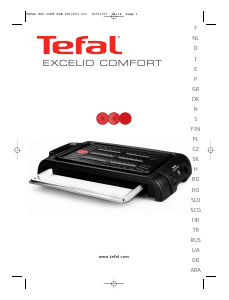 Kasutusjuhend Tefal TG512466 Excelio Comfort Lauagrill