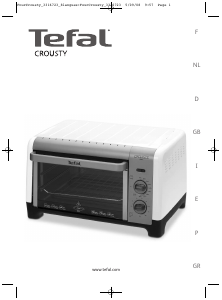 Manual Tefal OV326072 Crousty Oven