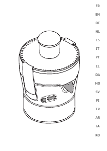 Bruksanvisning Tefal ZN350CKR Juicepress