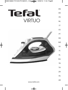 사용 설명서 테팔 FV1310K0 Virtuo 다리미