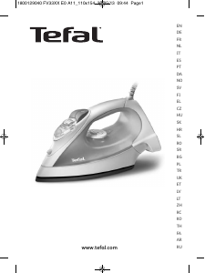 Käyttöohje Tefal FV3210K0 Silitysrauta