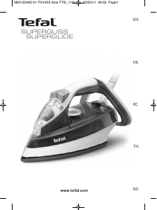 Handleiding Tefal FV4481K0 Supergliss Superglide Strijkijzer