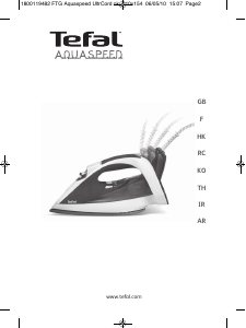 Mode d’emploi Tefal FV5250K0 Aquaspeed Fer à repasser