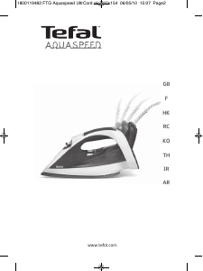 Manual Tefal FV5250K1 Aquaspeed Ferro