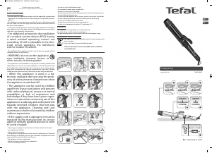 Manual Tefal HX3342K0 Hair Styler