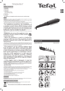 Manual Tefal HX5122K0 Hair Styler