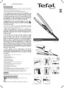 사용 설명서 테팔 HS1110K0 Mini 헤어 스트레이트너