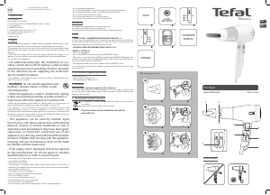 Handleiding Tefal HV7460K0 Pro Dryer Haardroger