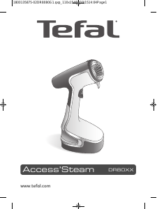 Manual Tefal DR8085K0 AccessSteam Garment Steamer
