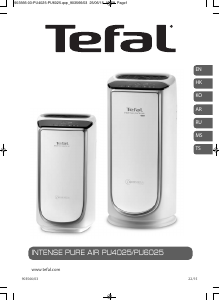 Руководство Tefal PU4025K0 Intense Pure Air Очиститель воздуха