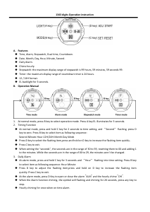 Manual Skmei 1498 Watch