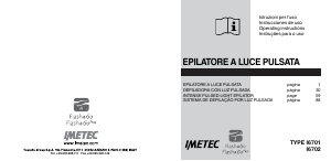 Manuale Imetec I6702 Flash and Go Epilatore a luce pulsata