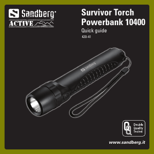 Наръчник Sandberg 420-41 Преносимо зарядно устройство