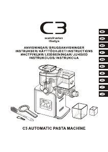 Bruksanvisning C3 Automatic Pastamaskin